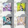 Honkai Series Anime Game Doublesided Printed Square Pillow Cover Decorative Cushion Cover for Sofa Bedroom Bedside