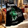Custom Name Personalized Borussia Monchengladbach Print Blanket, Home Decor, Bedroom, Sofa, Camping, Couch, Gifts for Birthday Christmas