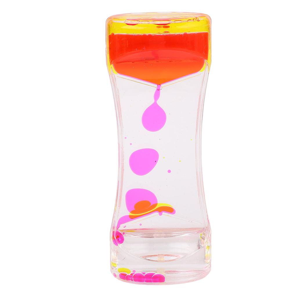 Liquid Motion Bubbler Timer Creative Relaxing Stress Relief Colorful Hourglass Desk Toy for Home Office Decor