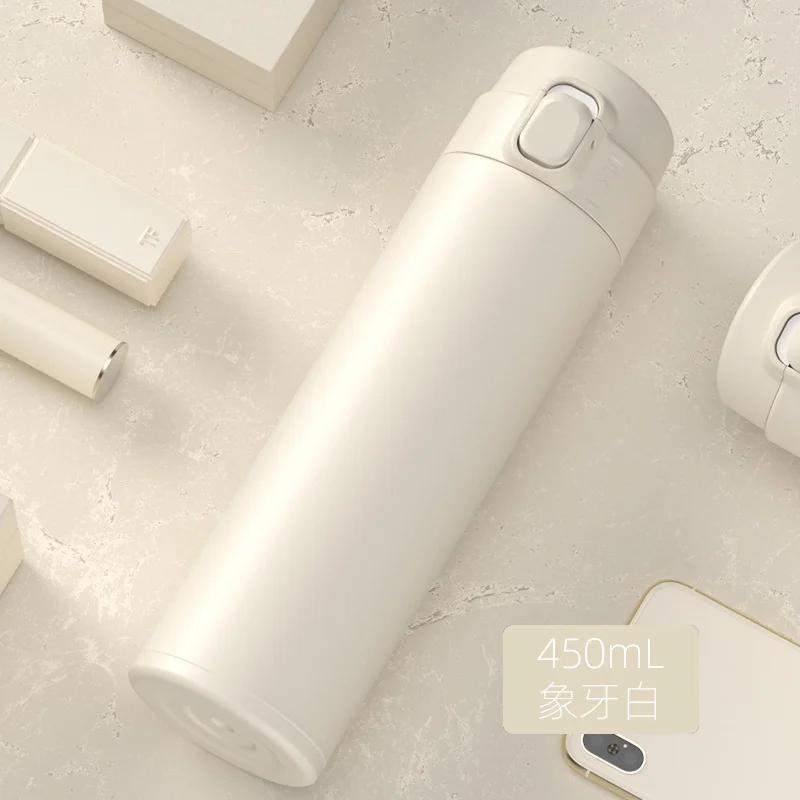 450 ml Thermos-Wasserflasche aus Edelstahl, Isolier-Vakuumflaschen, hält kalte und heiße Tassen, Vakuum-Vakuumflasche fürs Auto