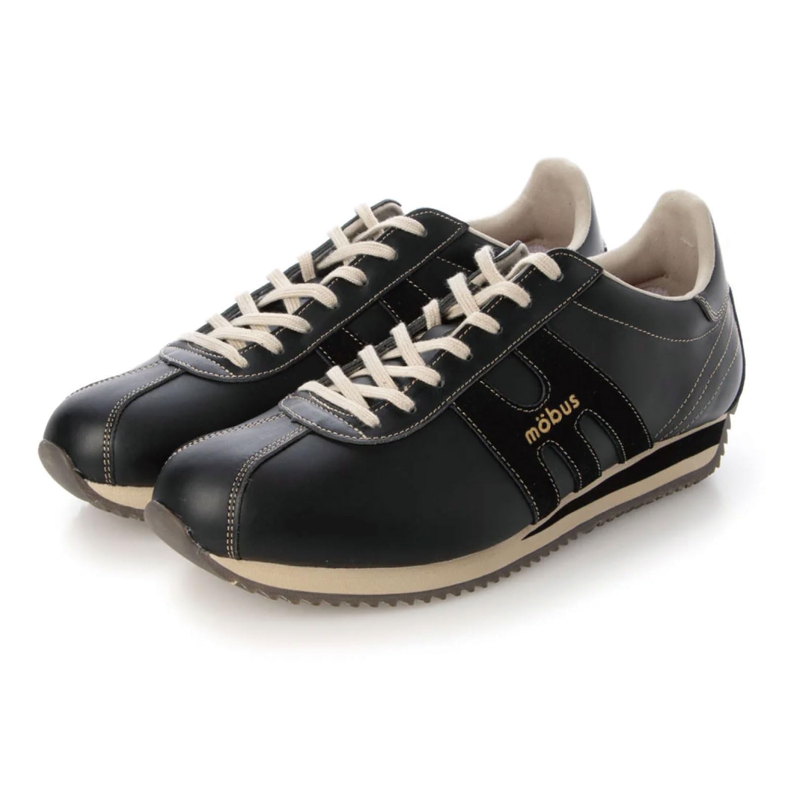

Sneakers Leather Genuine Leather Sports Casual Walking Shoes Antibacterial and Deodorizing Insole Current Model CELLE PL Japanese Shoe Size [Maubus] чорний