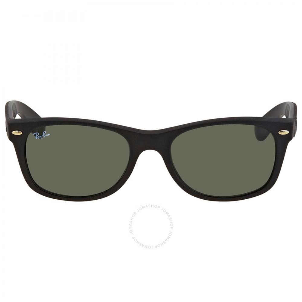 

Ray Ban New Wayfarer Color Mix Green Classic G 15 Unisex Sunglasses RB2132 646231 52