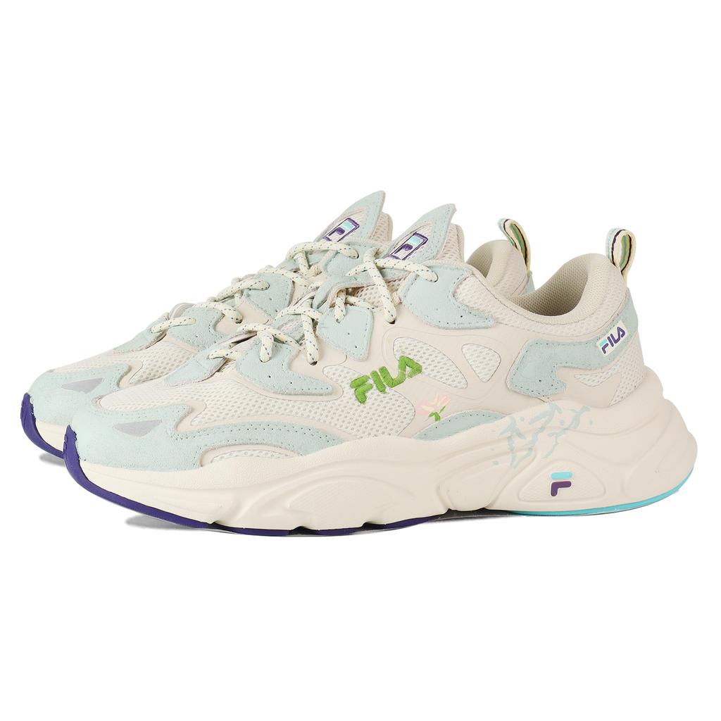 Fila Mars 1 Slip Resistant Abrasion Resistant Low Top Casual Shoes Women's Milk Green F52W242103TGT