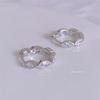 Minimalist Horse Eye Cubic Zirconia Geometric Ear Cuff with Rhinestone Inlay