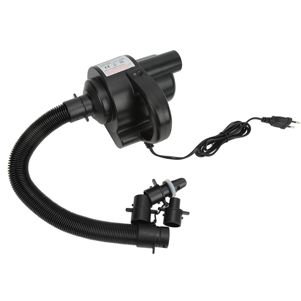 Elektrische Luftpumpe Tragbare Aufblaspumpe Luftmatratzenpumpe für Gummiboot