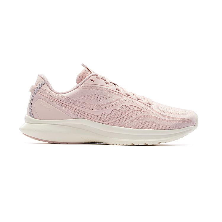 SAUCONY Kinvara Lightweight Cushioning Slip-Resistant Durable Low-Top Running Shoes Women Sneaker Soft-Pink S18197-4