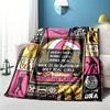 Pink Volleyball Customize Your Name Blanket Used For Chair Office Sofa Bed Camping Soft And Warm Giving Friends And Relatives Birthday Graduation Gift