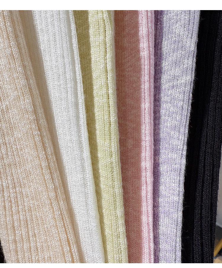 Hochwertiger dünner gerippter Strick-Cardigan für Damen, Perfekte Sommer-Schicht für Camisole-Kleider, Kleiner Bolero, Sonnenschutz-Schal aus Eis-Seide