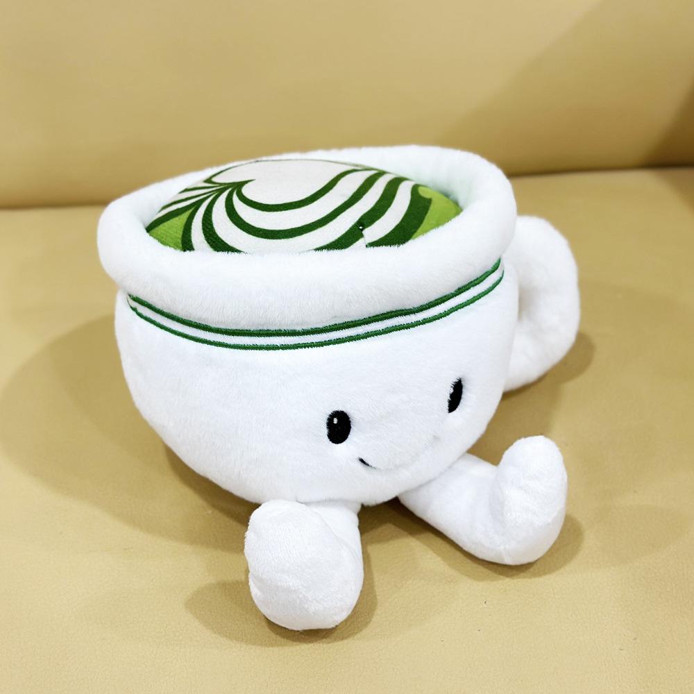 New 12cm Matcha Plush Toys Cute Soft Stuffed Cartoon Pillow Anime Dolls for Kid Birthday Christmas Gift