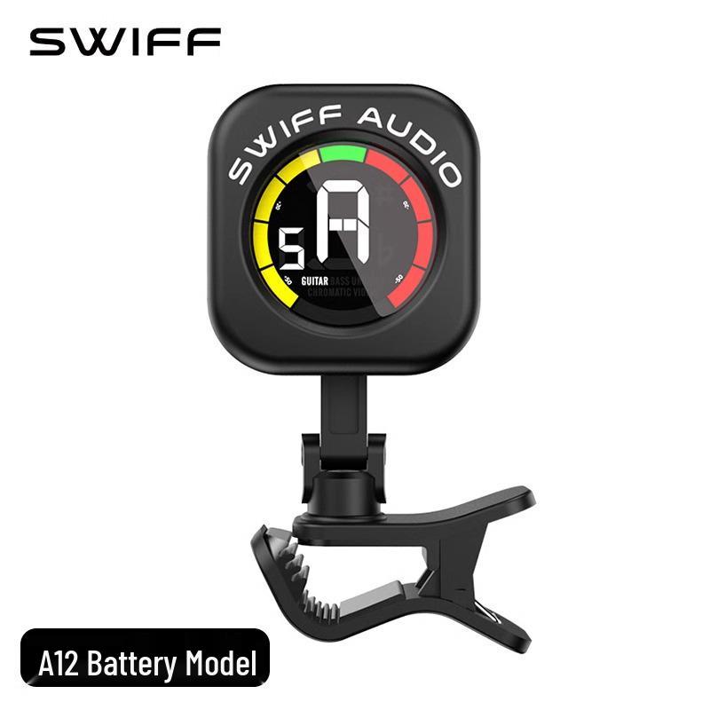 SWIFF A12CS Multi-Instrument Tuner for Guitar, Ukulele, Violin, Pipa, Bass