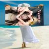 Personalized customized proof beach towel with Wonyoung pattern - soft, absorbent,quick-drying,perfect swimming,camping&bathing