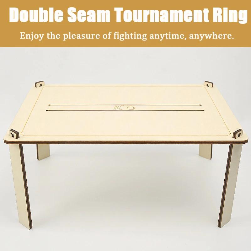 DIY Small Bamboo Man Two Player Battle Fun Interactive Party Games Educational Toy Desktop Thread Puppet Games Competition