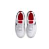 Nike Court Borough Low Comfortable Versatile Non-Slip Durable Balance Low-Top Skate Shoes Kids sneakers White Red Blue 870025-105