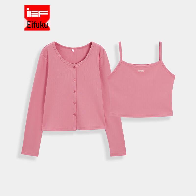 IEF Korean Style Two-Piece Top Set L
