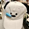 Korean Style Dog Baseball Cap Embroidery Peaked Cap Breathable Cartoon Sun Hat  Sports