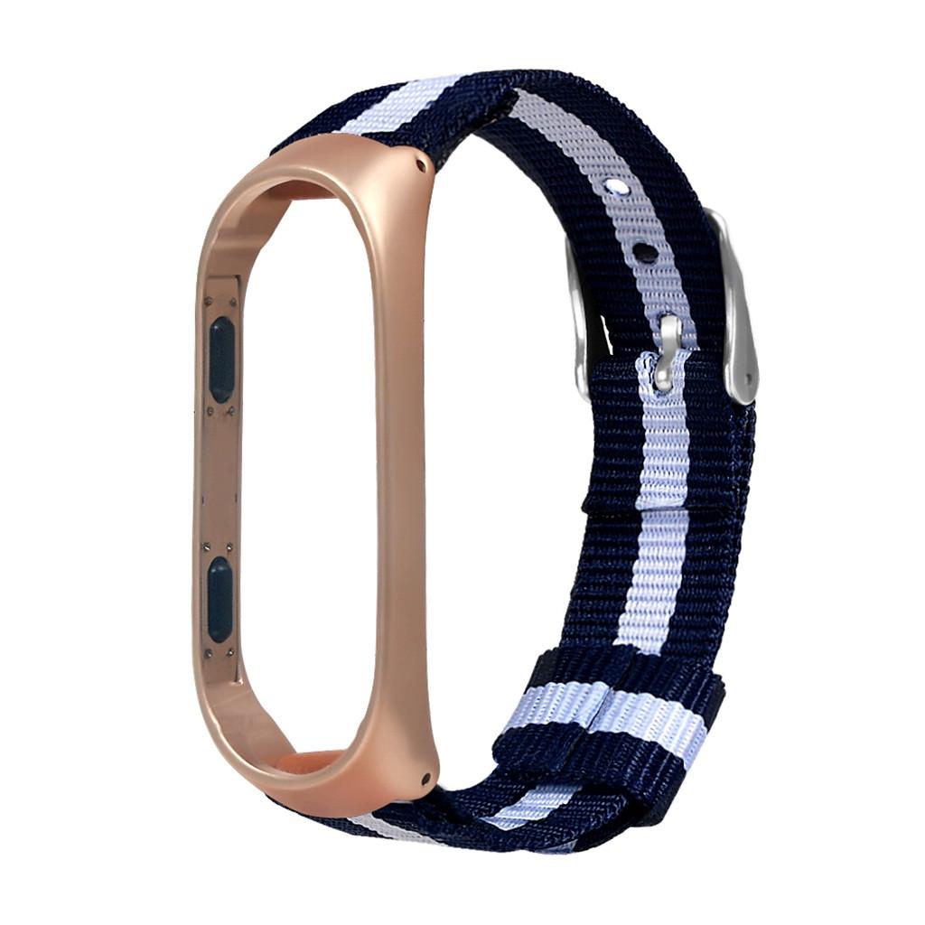 [IKL] Luxury Nylon Ultrathin Metal Wristband Strap Watch Band For