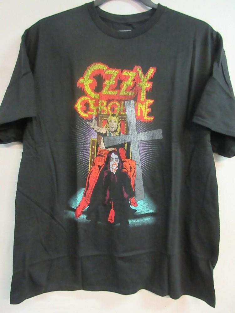 ОЗЗИ ОСБОРН ОФИЦИАЛЬНАЯ ГРУППА КОНЦЕРТ МУЗЫКА СТИЛЬ ПОНОШЕННЫЙ 2XL XXL Унисекс Футболка XL 2000₽