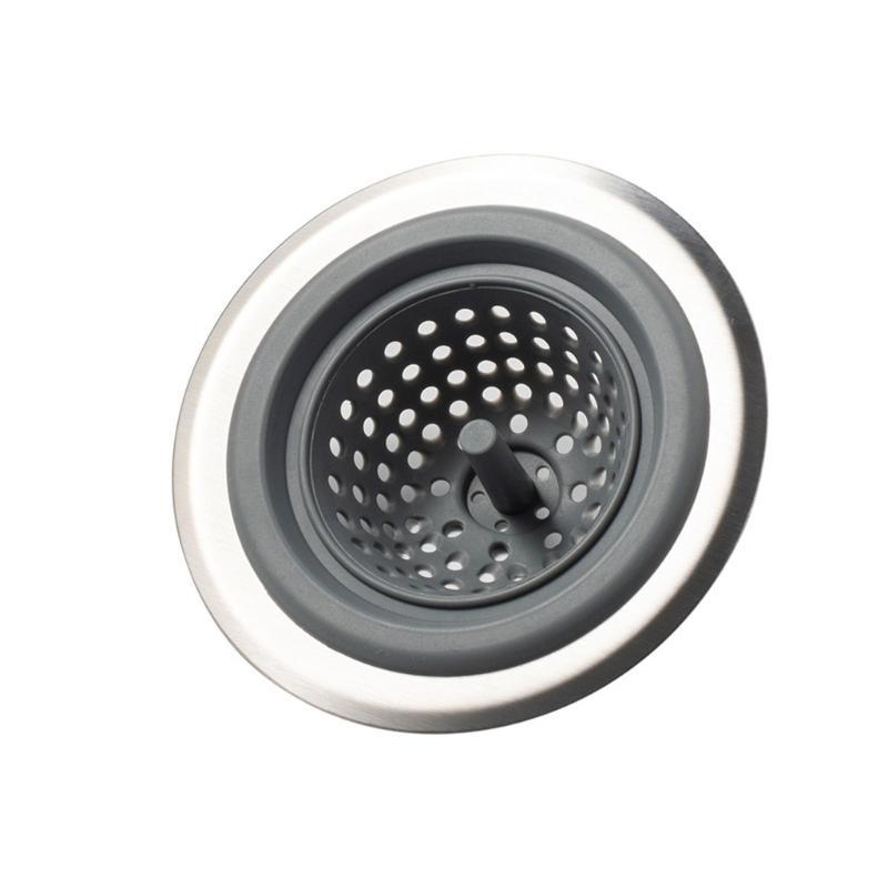 2Pcs Sink Filter Flexible Kitchen Sink Strainer With Fine Mesh Sink Drainer Shower Drain Hair Catcher Easy To Use