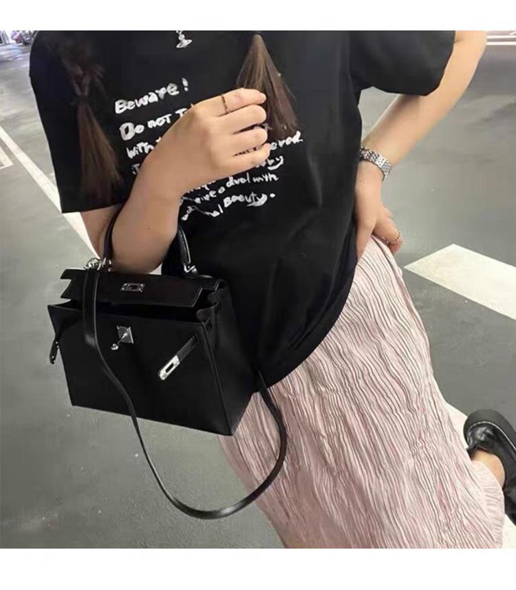 Sac Kelly Impression Paume Deuxième Génération 2026: Nouveau Sac à Main Mini Tote & Bandoulière Haut de Gamme pour Femme