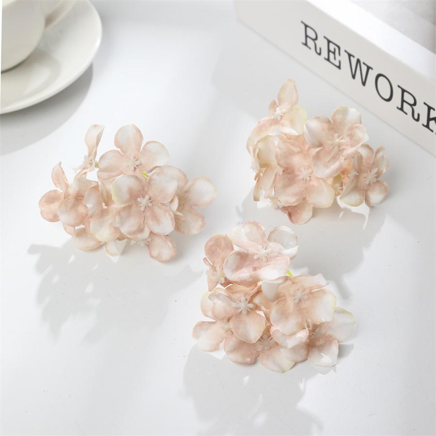 Simulated Hydrangea Accessories: DIY Handicraft Hanfu Flower Decorations