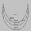 Hip Hop Punk Rock Metal Rivet Pants Waist Chain Men Women Key Chains Trousers Wallet Keychain Jeans Unisex Hip-hop Jewelry Gift
