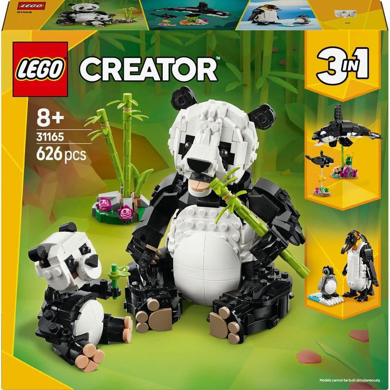 LEGO Creator 3 în 1 Animale Sălbatice: Familia Panda