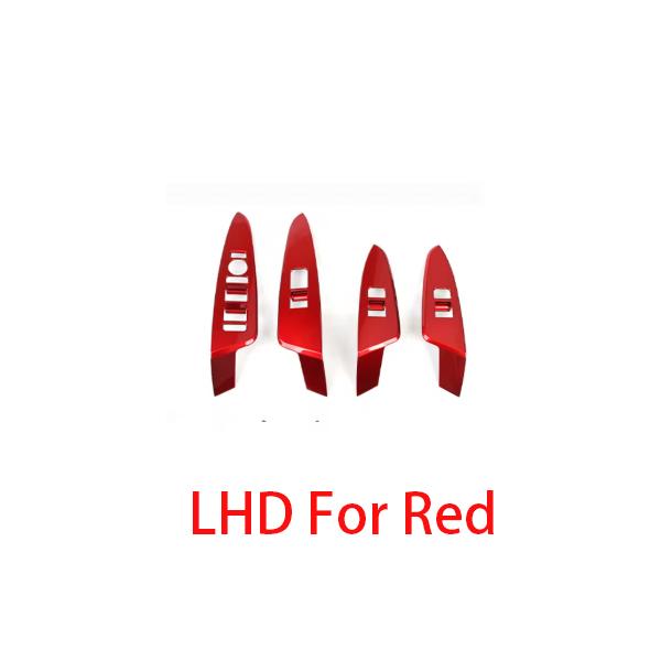 LHD/RHD For Kia Sportage NQ5 2026 Car Tuning 4PCS Window Door Lock Switch Button Covers Automotive Interior Accessories