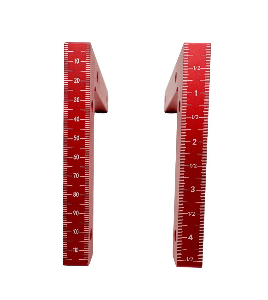 Ansimple Right Angle Set of Corner Fixing 90 Degree Right Perfect DIY Aluminum Alloy Ruler, 2, Clamp, L-Shaped Clamp, Tool, Angle, Woodworking,