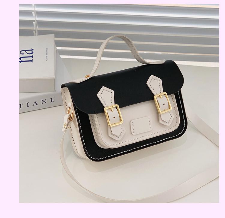 CC Retro Style DIY Color Block Women's Crossbody Shoulder Bag – Perfect Gift for Girlfriend