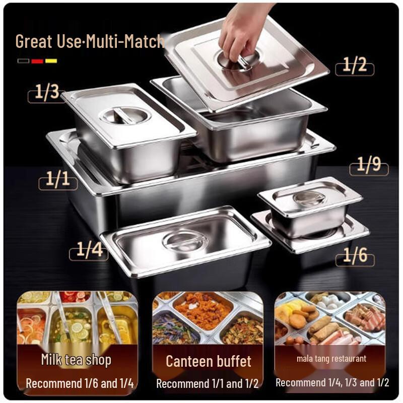 Sheng Bi Lai 304 Stainless Steel Gastronorm Food Pan