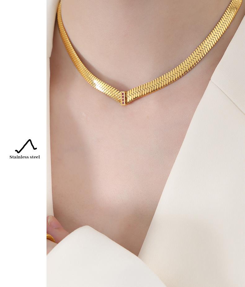 European & American Chunky Chain Spliced Necklace: Versatile Men’s & Women’s Jewelry