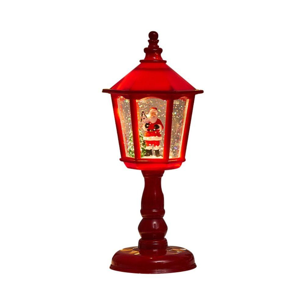 Gifts Music Box Christmas Wind Lamps Santa Creative Table Lamps Christmas Tree Illuminated Christmas Lantern Festival Favors