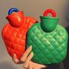 Cute Anti-scalding Hot Water Bottle Portable Comfortable Hot Water Bag 350/800ml Removable Cover Hand Warmer Warm Belly