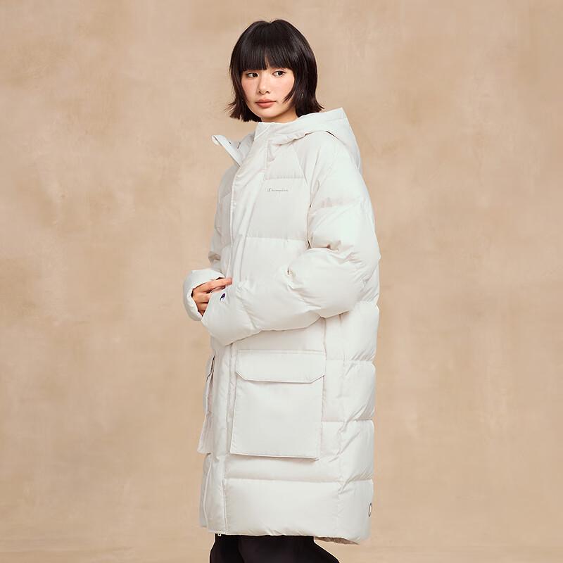 Champion Unisex Long Hooded Down Jacket