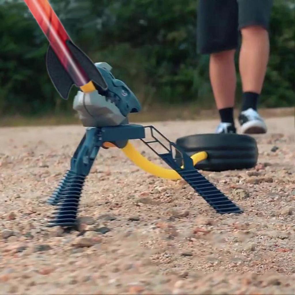 Foot Pedal Air Rocket Launcher Toy With Long Distance Range For Kids Birthday Children's Day Gifts