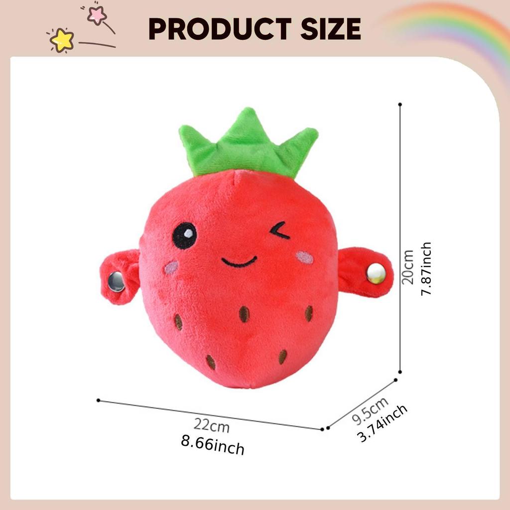 Interactive Musical Plush Activated Sound with Sounds Novelty Educational Toy Double Mode Gift