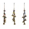 Witch Bells Protection Door Hangers Handmade Hanging Witch Bells Wiccan Magic Wind Chimes for Doorknob Witchcraft Decor