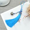 Exquisite Handmade Vintage Tassels Charm Bell Pendant Hanging Rope Ornament for Bags Or Keys Car Interior Decoration