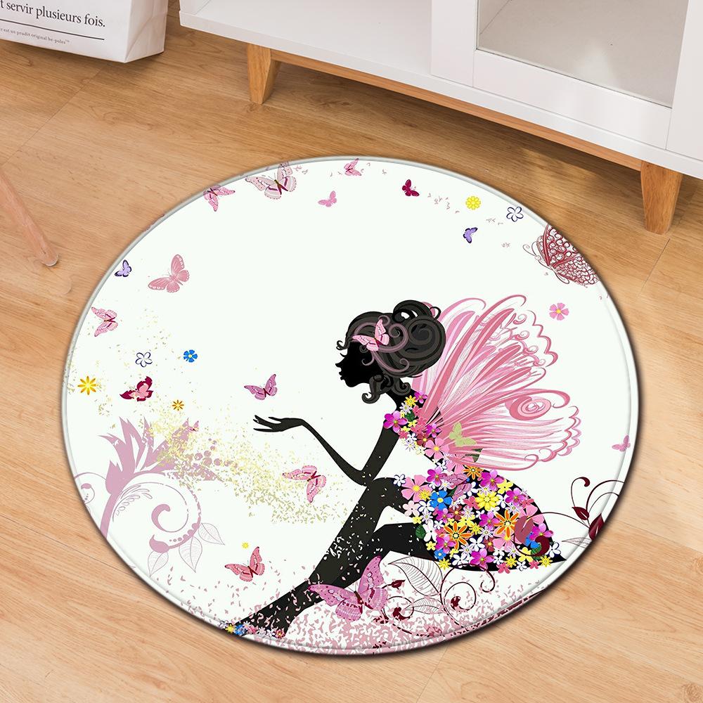 Simple Printed Carpet Computer Chair Mat Office Chair Floor Mat Door Mat Foot Mat