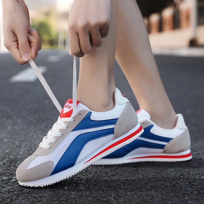 New Couple Fashion Sports Shoes Lightweight Breathable Casual Sneakers Men Low-Cut Flat Shoes Wome Trainers zapatillas de hombre