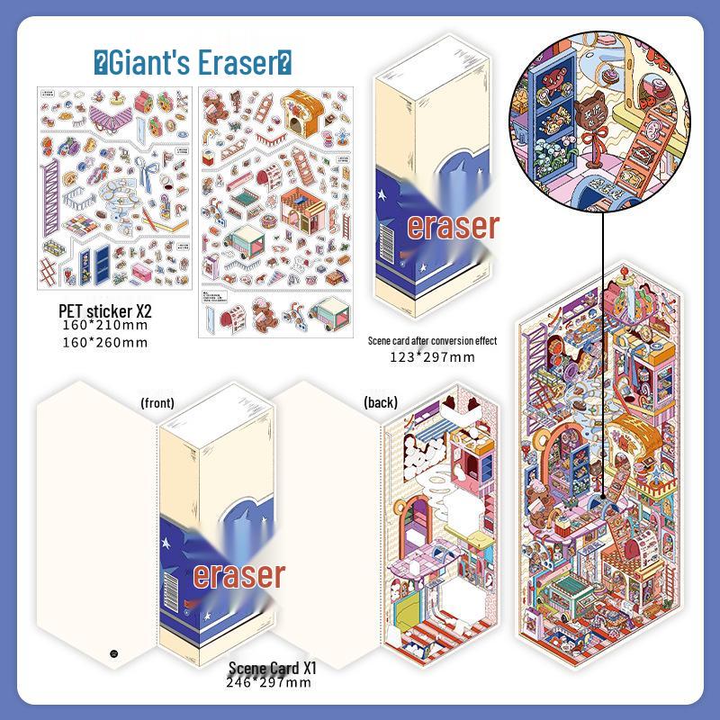 Ink Words Landscaping 3D Stickers: Infeel.Me 20th Edition DIY Fun