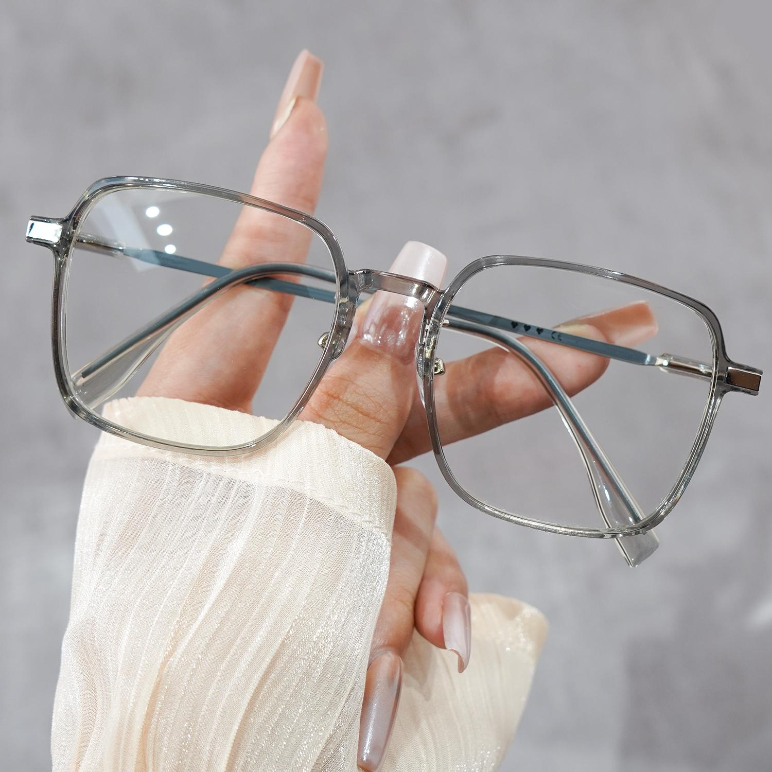 

Сверхлегкие фотохромные очки с большой оправой для женщин и мужчин - Модный и повседневный стиль, идеально подходят для повседневной одежды