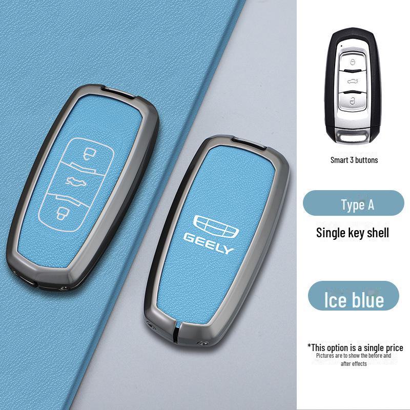Custom Metal Key Cover for Geely Boyue, Emgrand Binyue, Vision X6, Borui X3 - Personalized Car Accessory