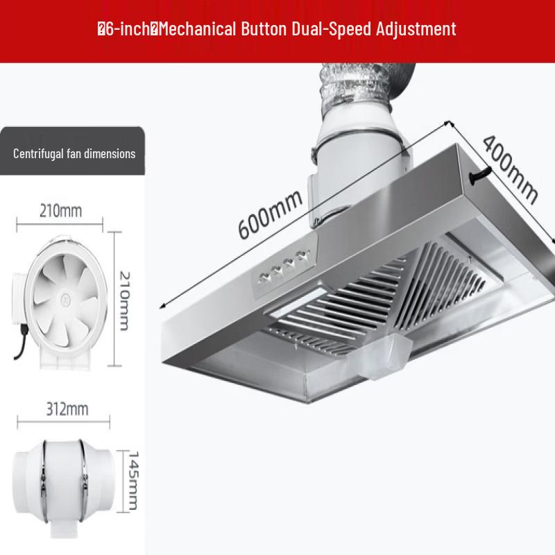 OLOEY 6-inch Powerful Kitchen Exhaust Fan