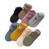 Women Ankle Socks Super Soft Lace Trim Non-Slip Highly Elastic Stretchy Thicken Thermal Harajuku Women Floor Socks