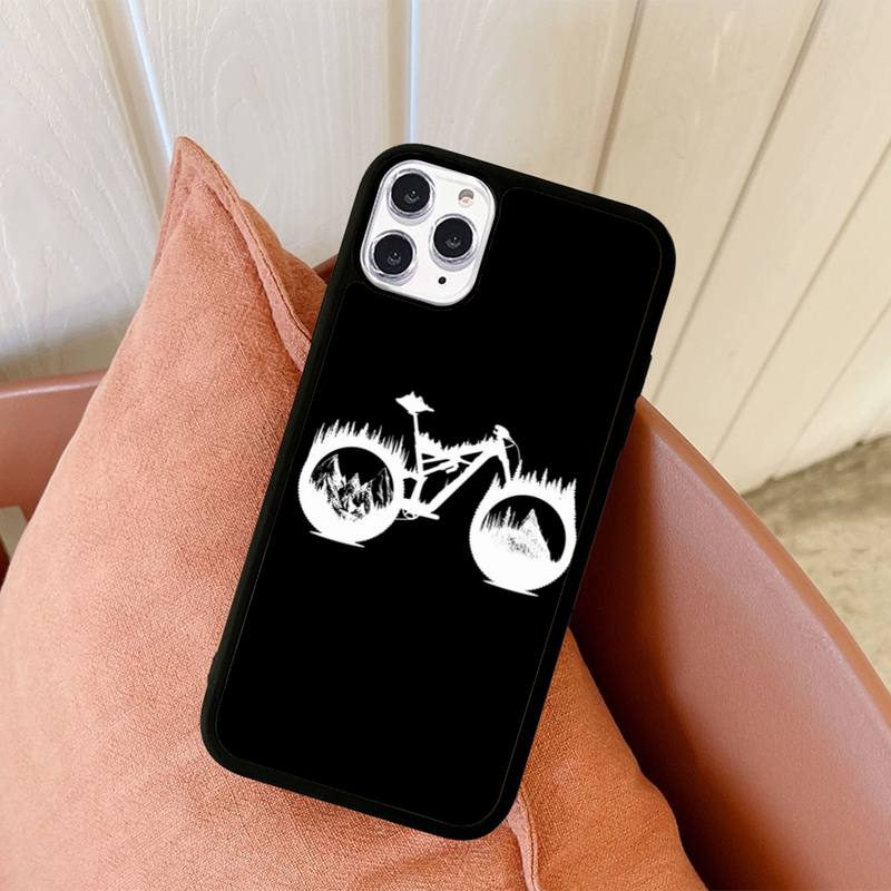 Husă Telefon Sport Bicicletă Silicon PC+TPU pentru iPhone 11 12 13 Pro Max 8 7 6 Plus X SE XR Fundas Dur