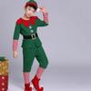 Hat Green Elf Costume Socks Christmas Party Accessories Christmas Cosplay Costume  Kids and Adults