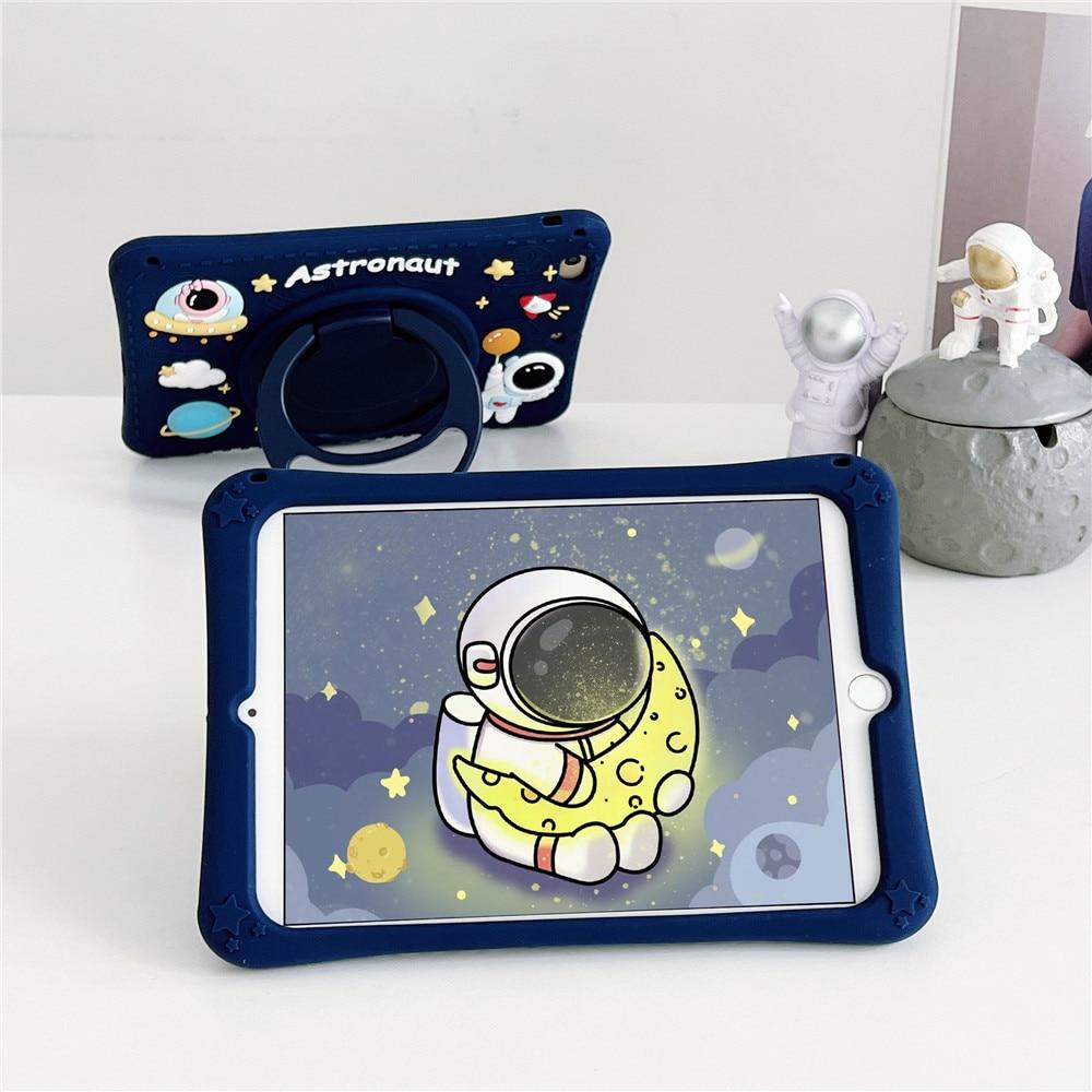 Astronaut Cartoon Bär 360 Drehständer Hülle für Samsung Galaxy Tab A8 10.5 8.0 10.1 2019 Kinder Tablet Cover Tab A7 10.4 S6 Lite T500 P610 T220 Hülle