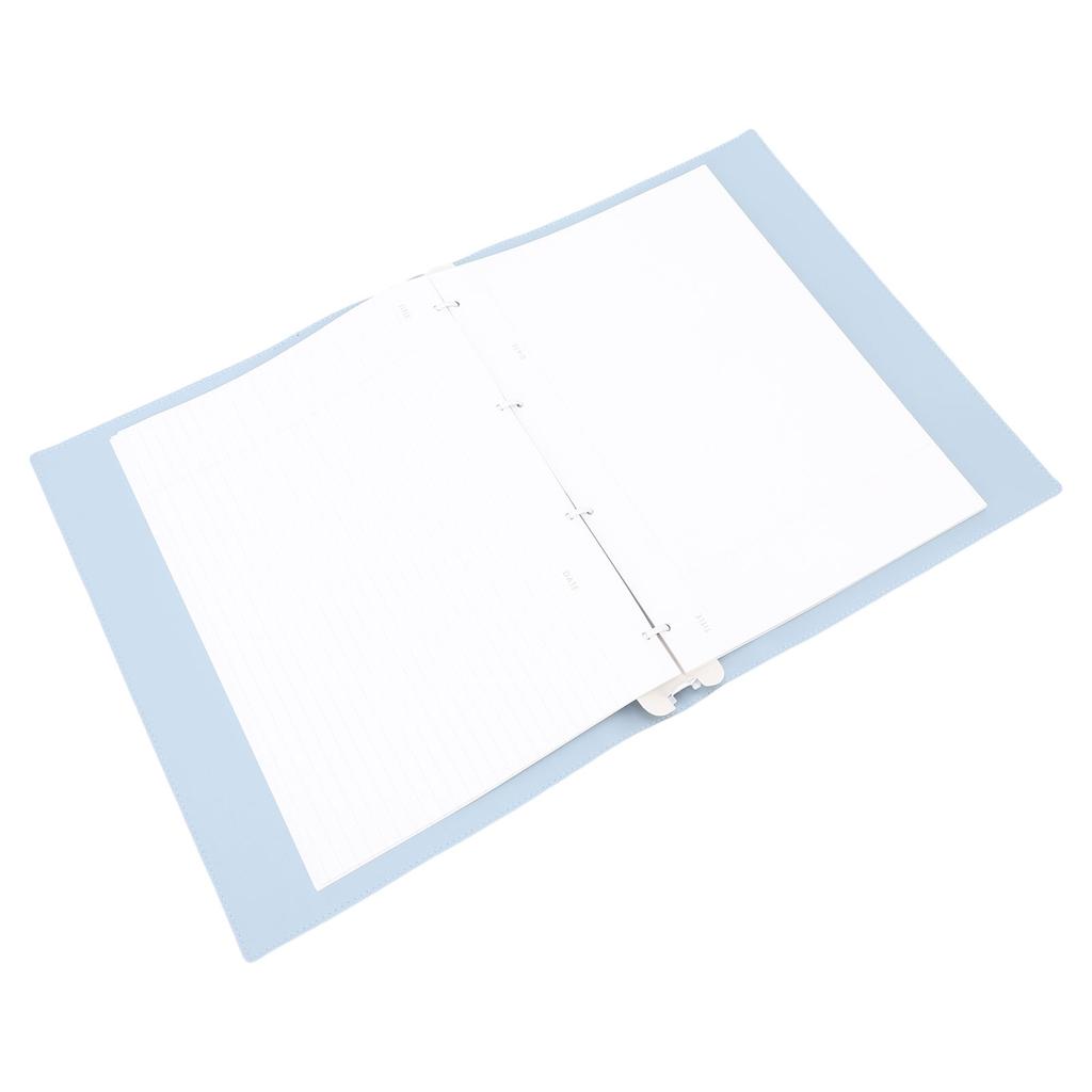 A4 Binder Notebook Waterproofing PU Leather Refillable Binder Planner for Mind Mapping Study Working School