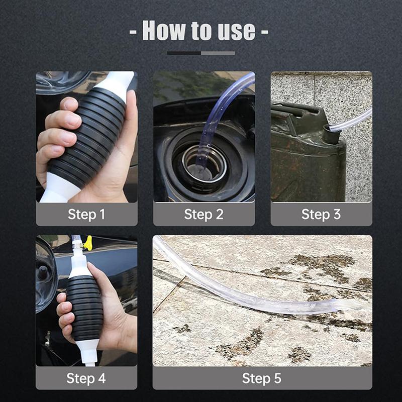 Multifunction Liquid Sucker Suction Pump Fit For Fuel Petrol Diesel Gasoline Oil Water Transfer Pumps Tool